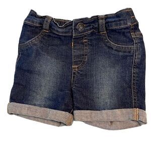 Lightning bug baby denim shorts, size 12 months